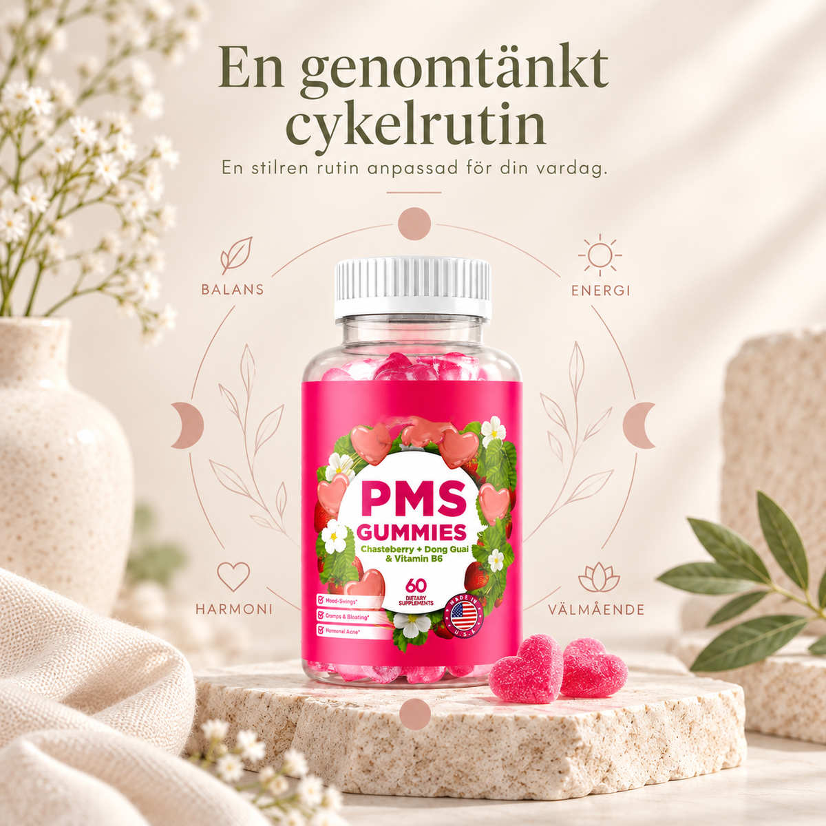 Cycle Balance Gummies – 60 gummies