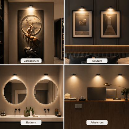 GlowFlex – Trådløs magnetisk lampe for fleksibel belysning