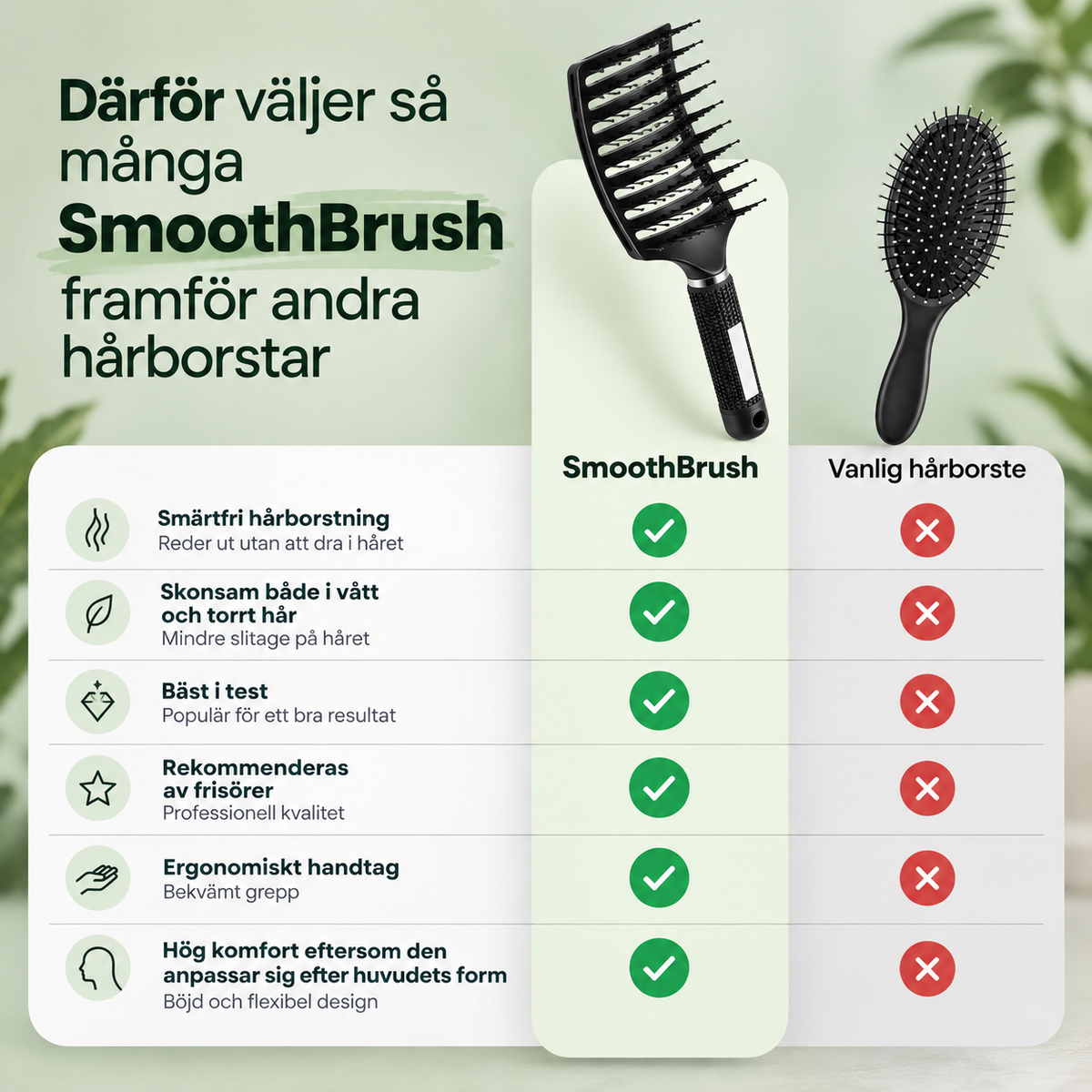 SmoothBrush – Reder ut, slätar ut & minskar friss