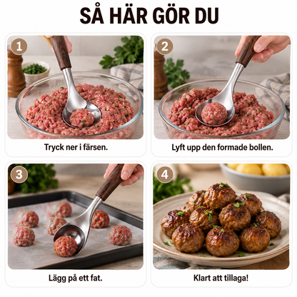 RullaBoll™ – Smart köttbullsformare