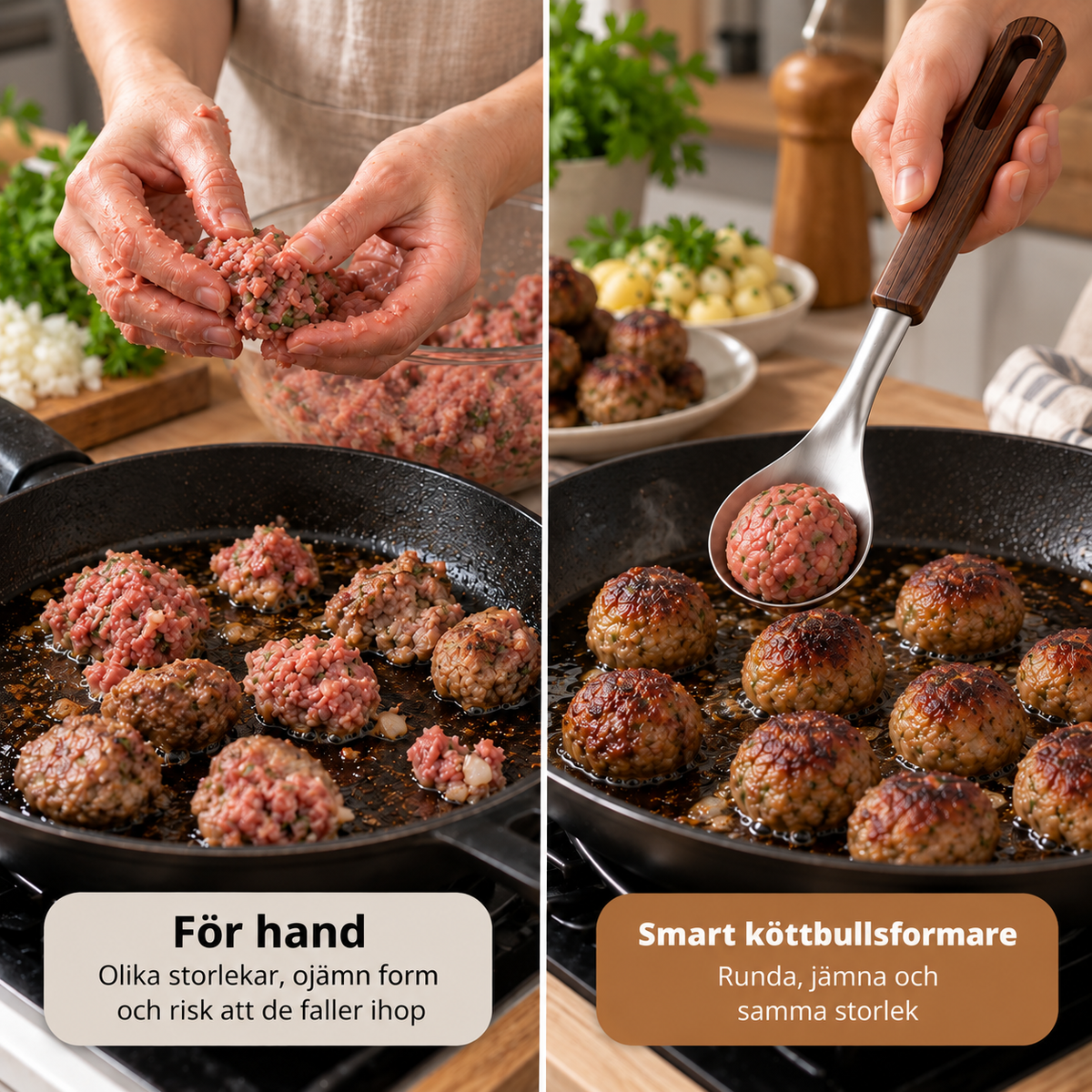 RullaBoll™ – Smart köttbullsformare