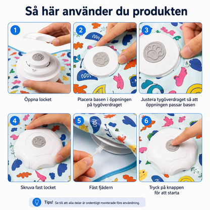 Interaktiv Kattleksak med Rörlig Fjäder