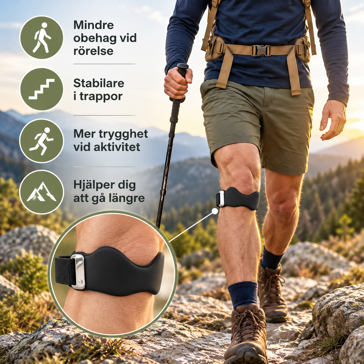 KneeBalance™ – Riktat stöd precis där knät behöver det