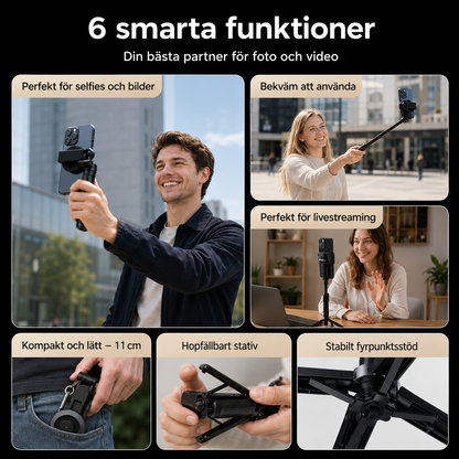 Magnetiskt mobilstativ 4-i-1