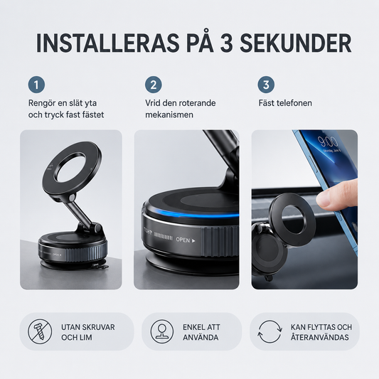 Magnetisk Mobilholder