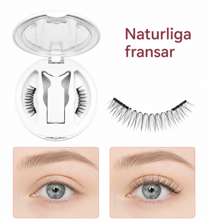 Magnetiska Lösögonfransar — enkla att använda varje dag