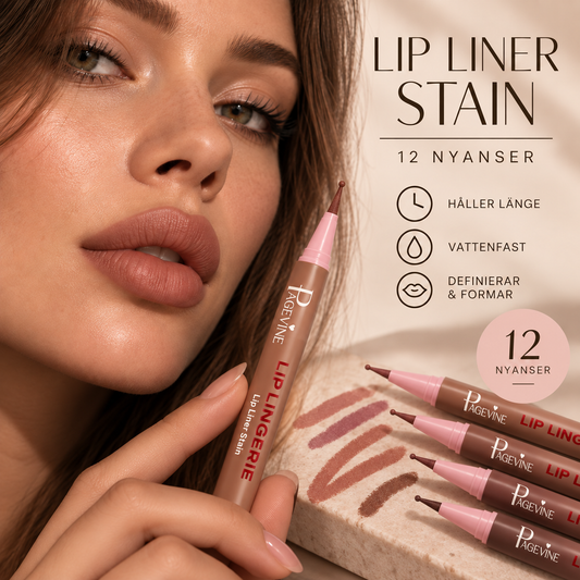 Lip Liner Stain – Vattenfast flytande läppenna med precisionsspets