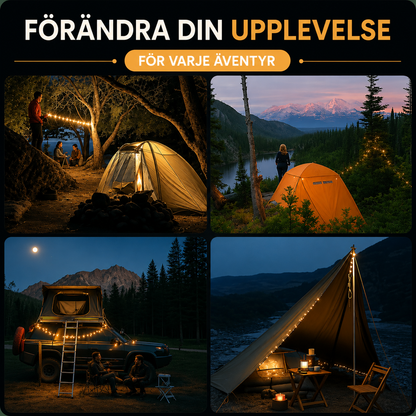 Campinglykta med Ljusslin