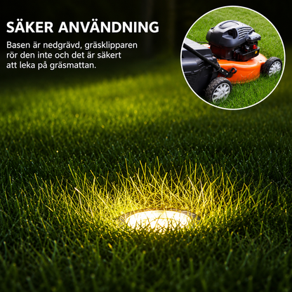 Solcellsdrivna trädgårdslampor