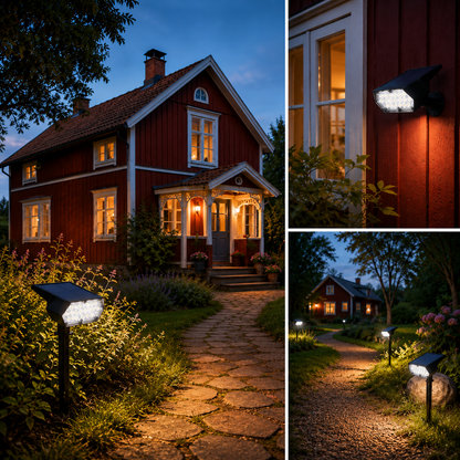 Solcellsbelysning för trädgård