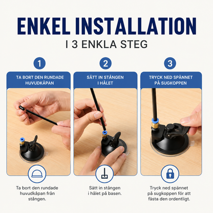 Interaktiv kattleksak med sugkopp och fågel