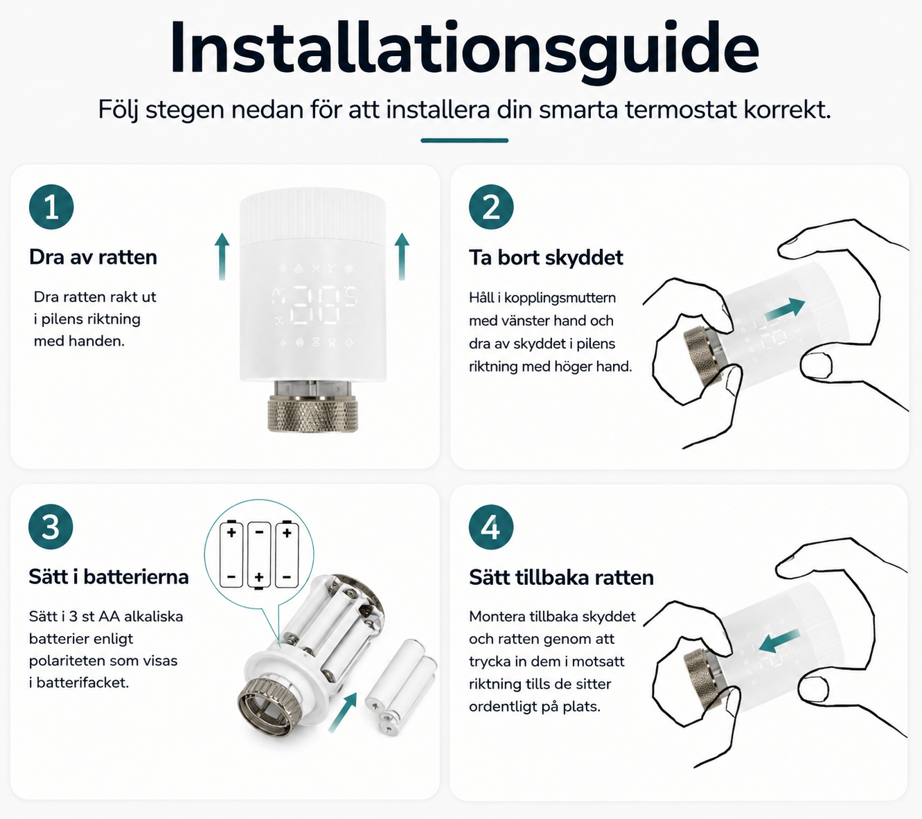 Smart Wi-Fi Radiatortermostat