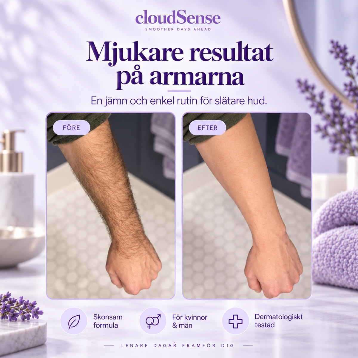 CloudSense™ Hårborttagningsmousse – 140 ml