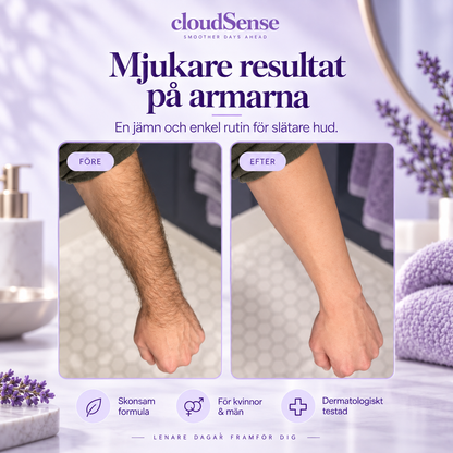 CloudSense™ Hårborttagningsmousse – 140 ml