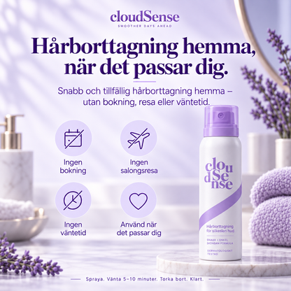 CloudSense™ Hårborttagningsmousse – 140 ml