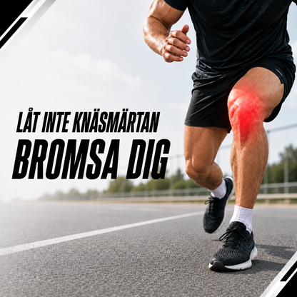 KneeFlex Pro™ – justerbart knästöd med precisionsratt