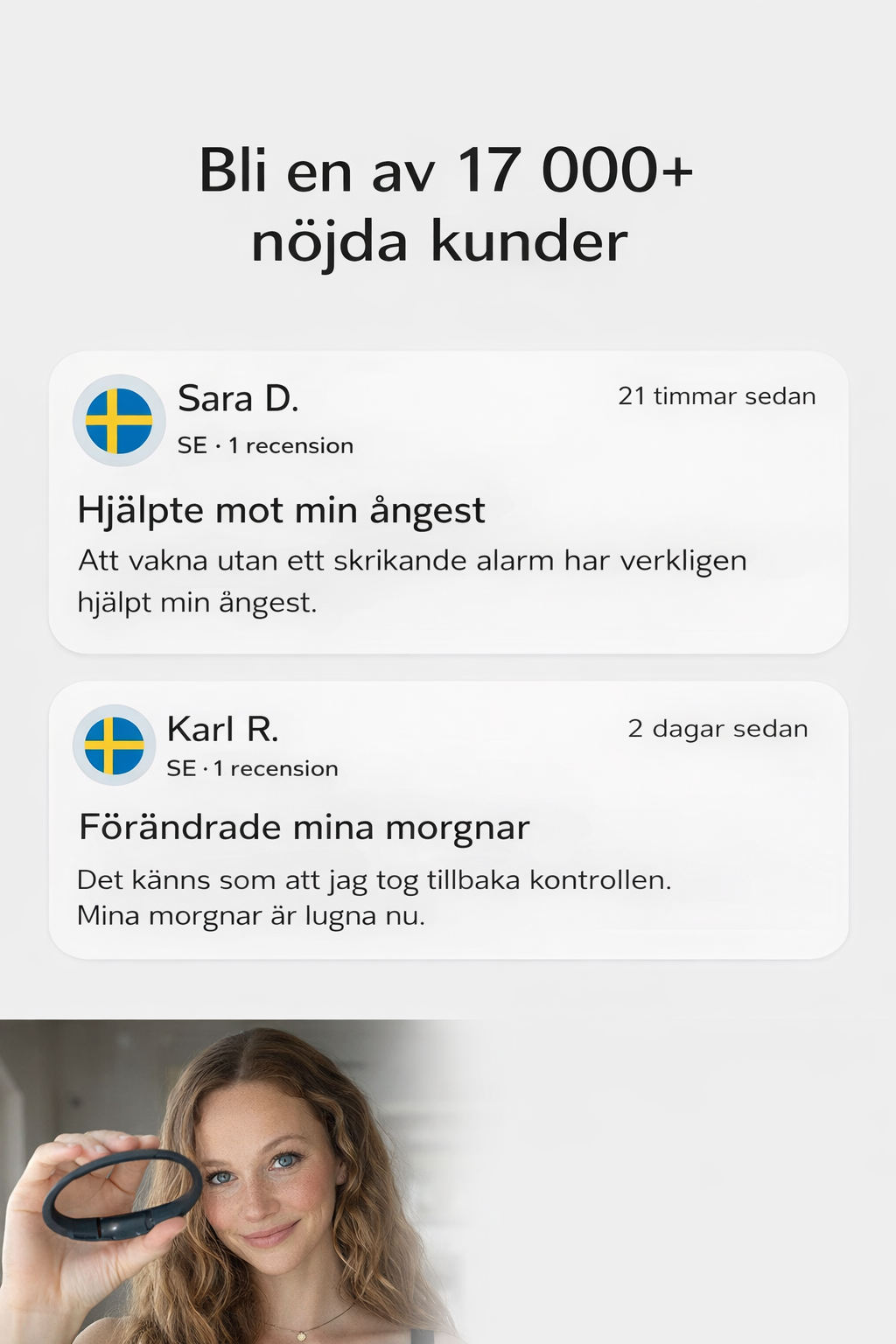 Vibrerende vækkeursarmbånd