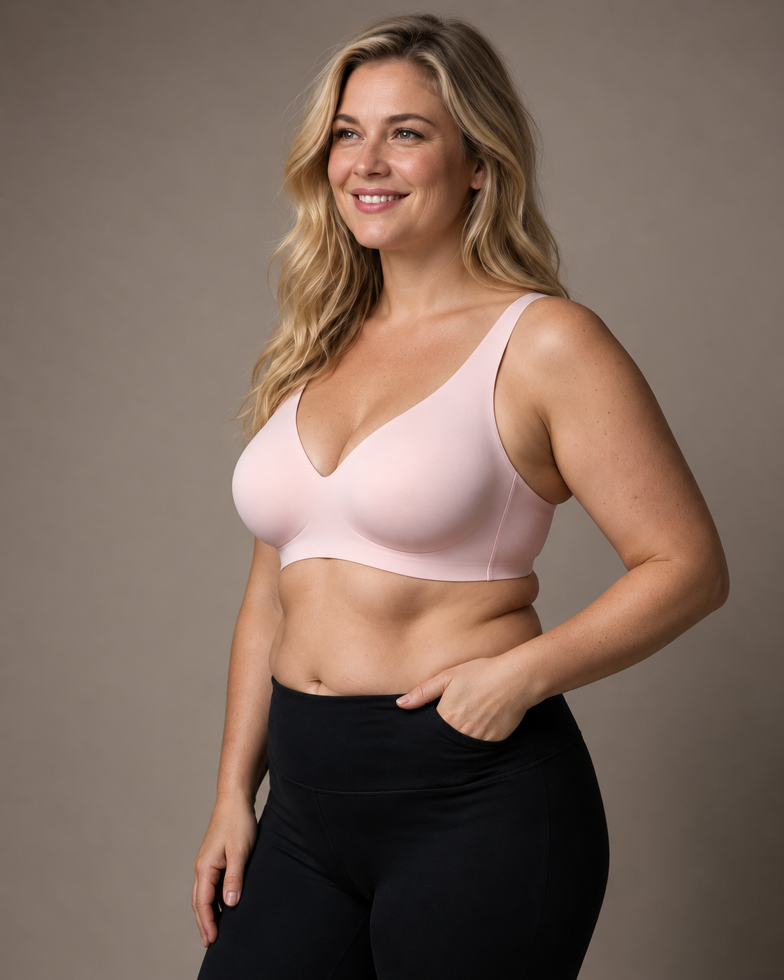 Extra Comfort – Bygellös push-up-bh