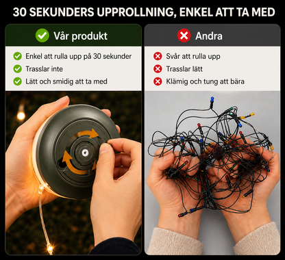 Campinglykta med Ljusslin