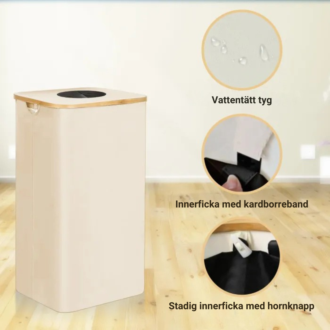 Lupaus- & 100 litran kierrätysastia pestävillä sisäpusseilla