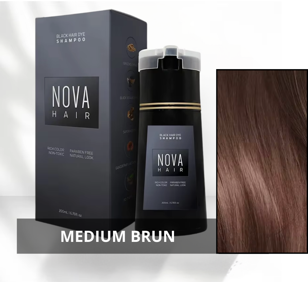 Nova färgschampo - Fri från ammoniak, väteperoxid och PPD.