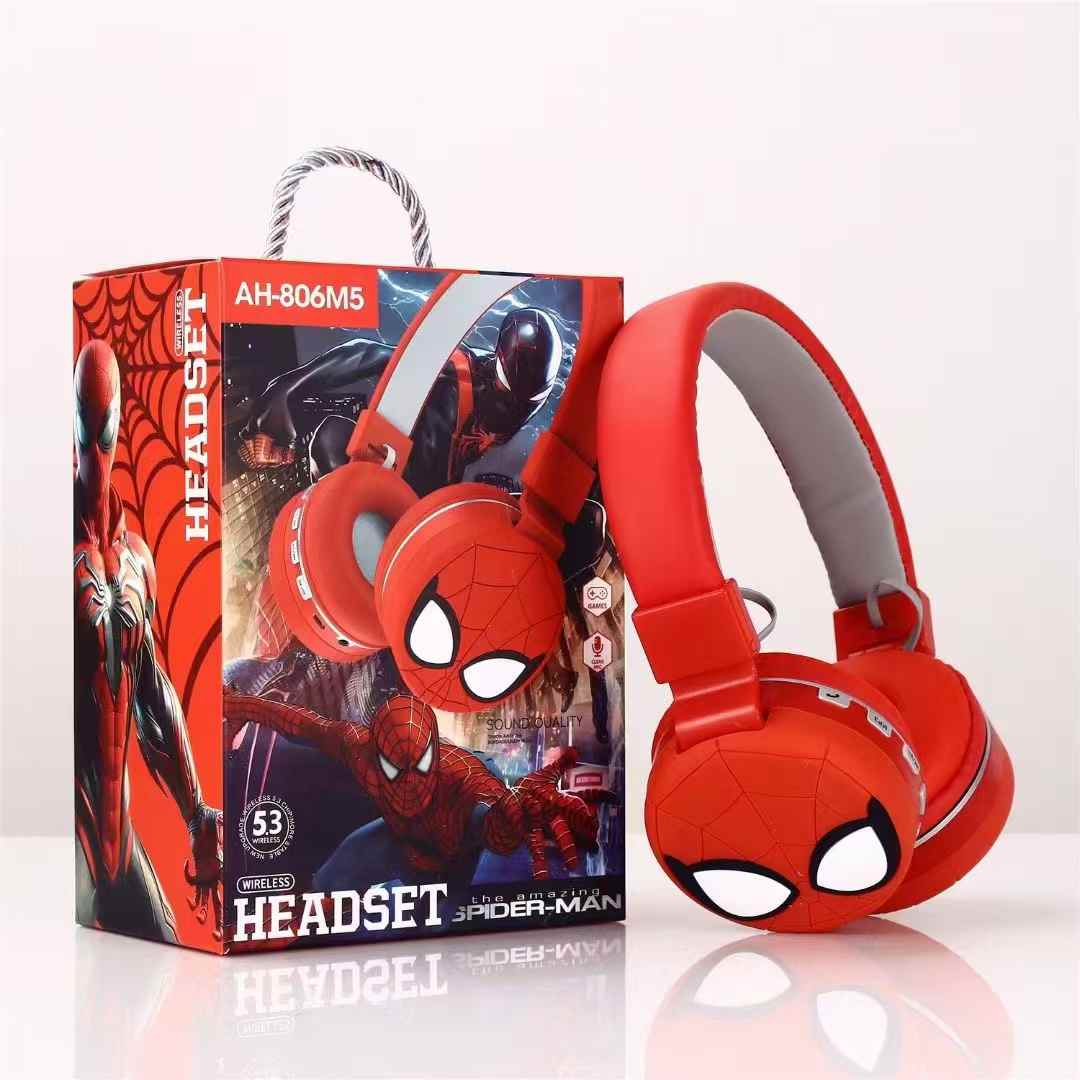 Trådlösa Hörlurar för barn - Labubu, Stitch eller Spiderman