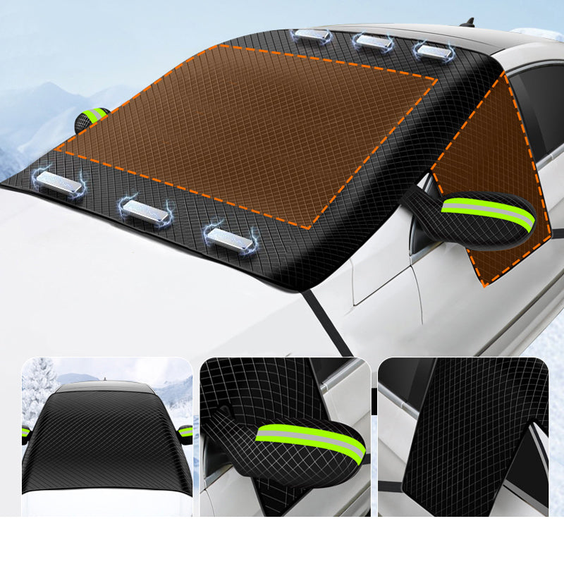 Premium magnetic snow and ice protection for car