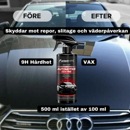 Nano hydrofob beleggspray med 9H