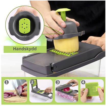 12-i-1 Multifunktionell Grönsakshackare
