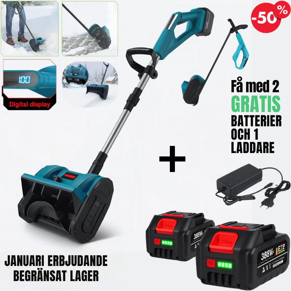 Batteridrevet Elektrisk Snøskuffe – 2025-modell