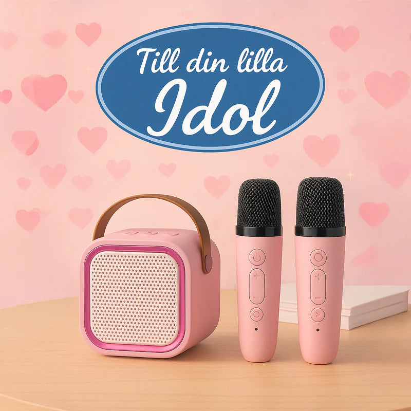 Trådlös Karaoke Mikrofon & Högtalare – För Barn och Vuxna