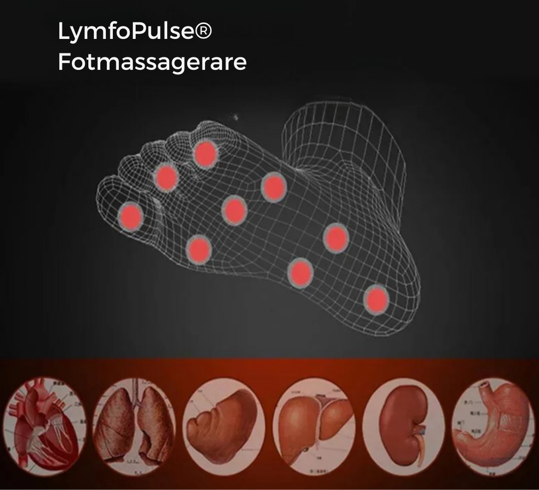 LymfoPulse® fotmassasjeapparat | For en bekymringsfri hverdag uten prikking og urolige ben