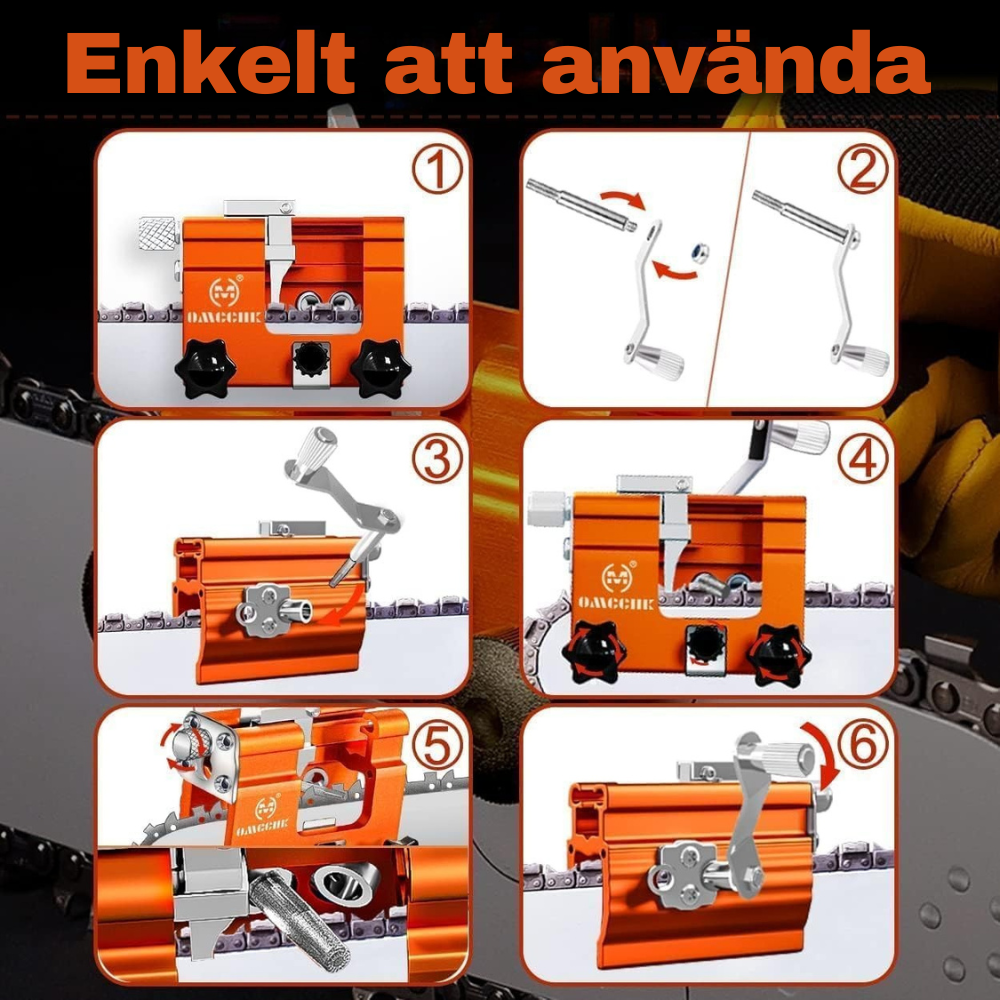 Kædesliber Pro – Præcisionssliber til motorsavskæder