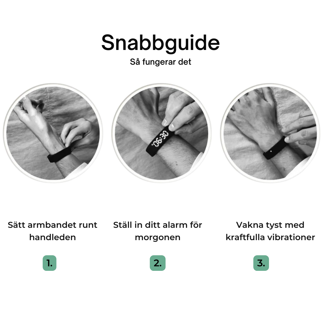 Vibrerende vækkeursarmbånd