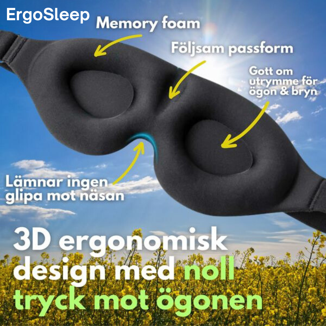 ErgoSleep™ 3D Sömnmask