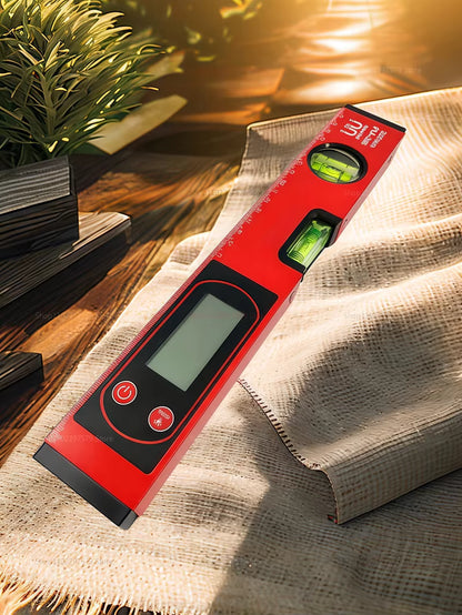 Smart Digital Nivålinjal med Magnetisk Bas och LCD-Display