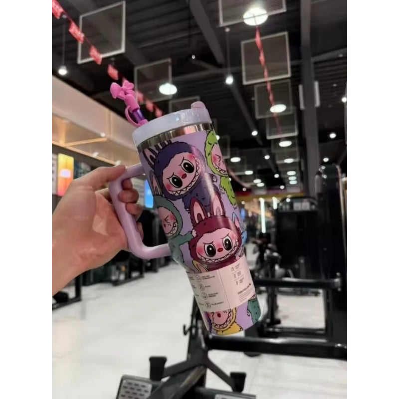 Labubu Tumbler™ - 1200 ml termosmugg, kyler & värmer upp till 12 timmar