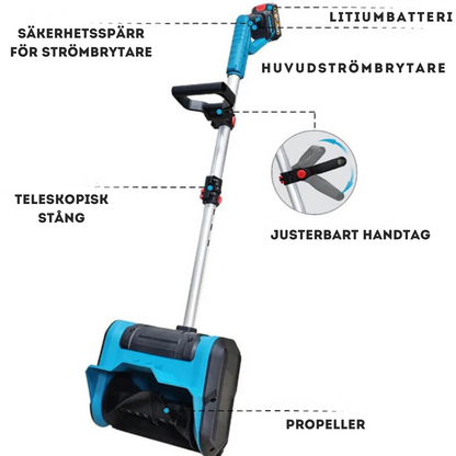 Batteridriven Snöskovel
