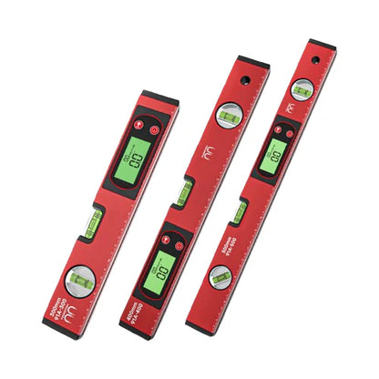 Smart Digital Nivålinjal med Magnetisk Bas och LCD-Display
