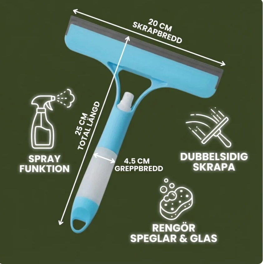 3-i-1 Multifunktionel Glasrens