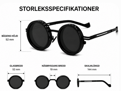 Justerbara Polariserade Solglasögon