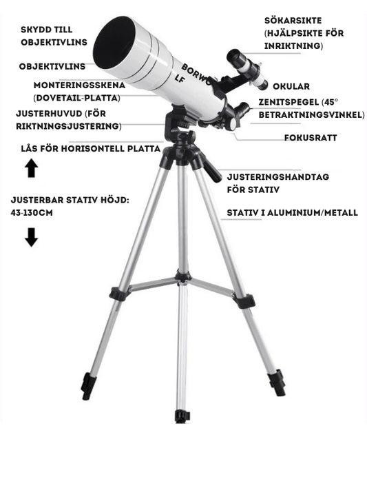 Teleskop Borwolf 40070