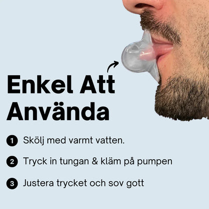 Snarkfri Pro – Sov tystare, andas lättare, vakna piggare.