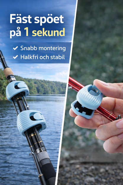 LureGuard – smart fiskeset med 5 delar; ink 2 spöhållare och 3 skyddsfodral för fiskedrag