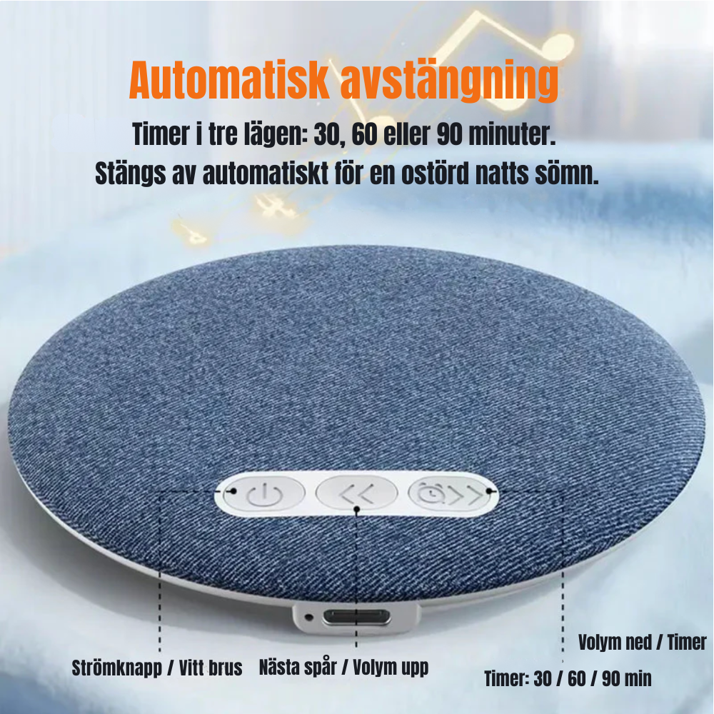 Somnia™ - Bluetooth-pudehøjttaler
