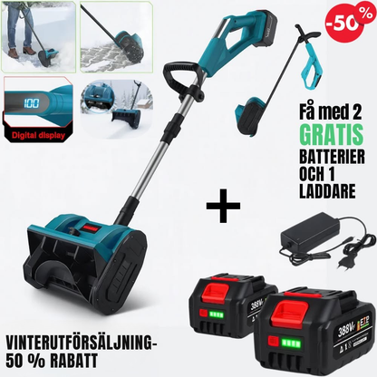 Batteridriven Snöskovel