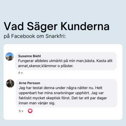 Snarkfri Pro – Sov tystare, andas lättare, vakna piggare.