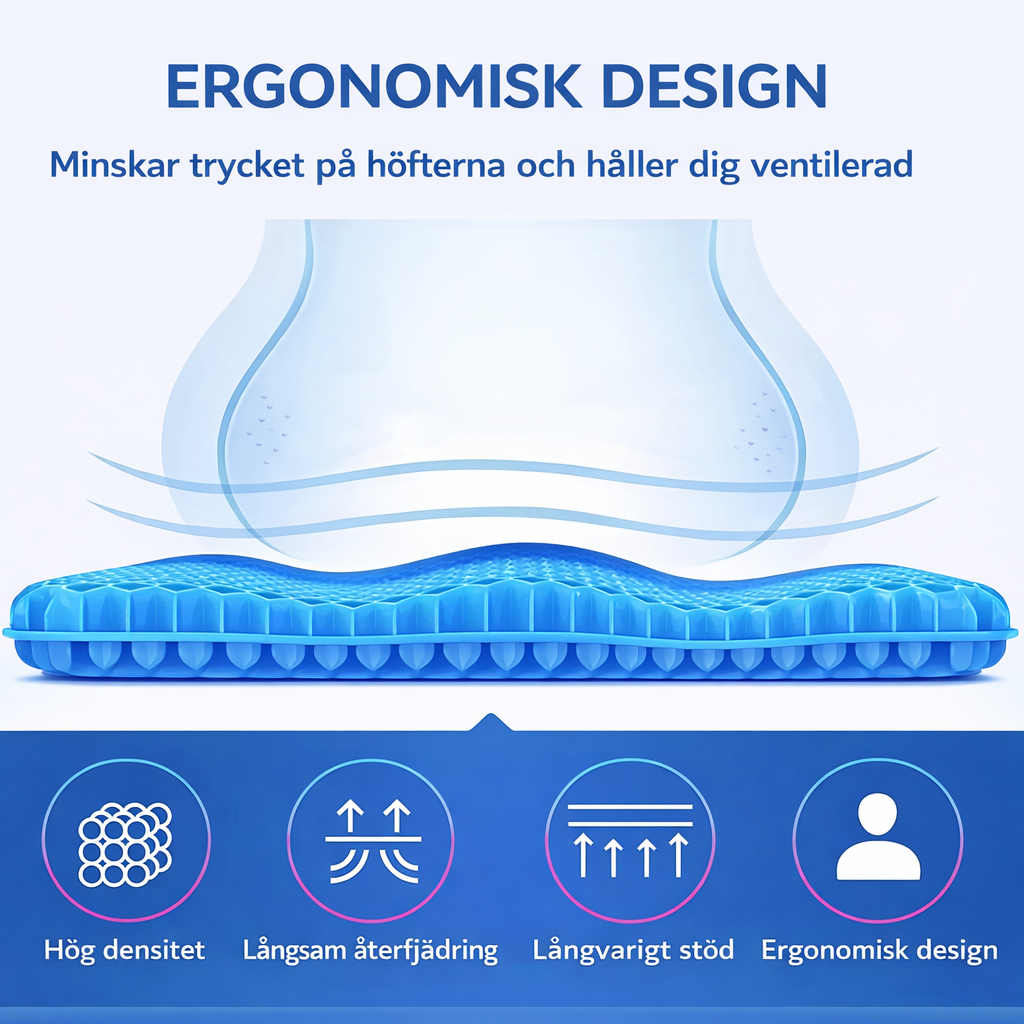 OPAL™ Honungskudde – Sitt bekvämt i timmar utan smärta
