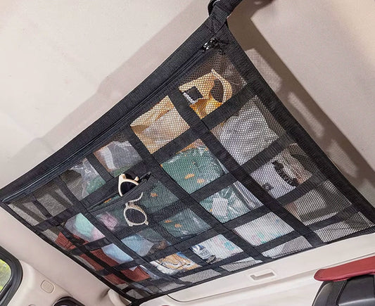 Förvaringsnät för bilens innertak