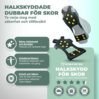 Halkskydd för Skor – säker fotfäste med ergonomisk passform